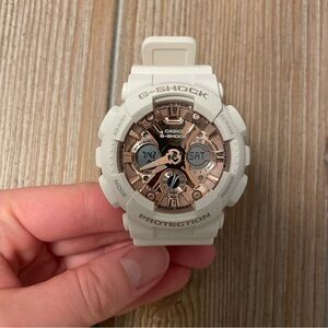 Casio G-Shock White and Gold Smartwatch